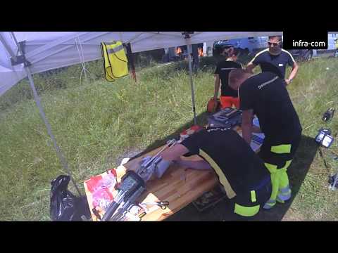 Infra Com Netzbau, Glasfaserkabel LWL Spleissen