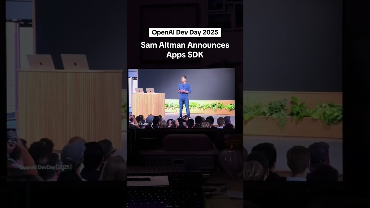 Sam Altman Announces ChatGPT Apps SDK | #OpenAIDevDay