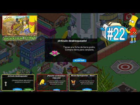 Los Simpson Springfield "Tostadora viajera, Cap. 22 - Excavación 4, Museo 7 y Plancha 11" por Tony