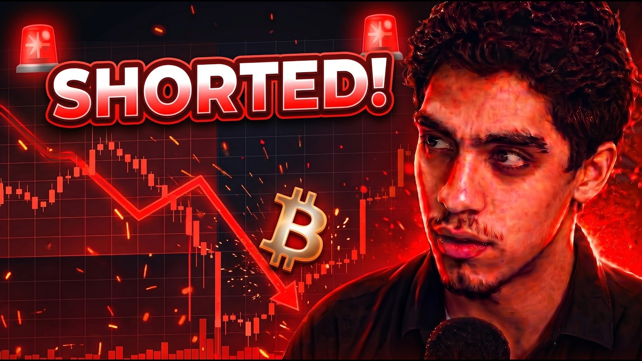 I Shorted Bitcoin !!! (Live Trading)🚨