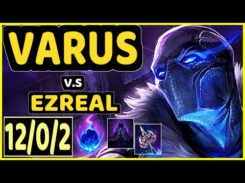 INNAXE (VARUS) vs EZREAL - 12/0/2 KDA BOTTOM ADC CHALLENGER GAMEPLAY - EUW