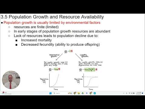 APES - 3.5 Population Growth and Resource Availability