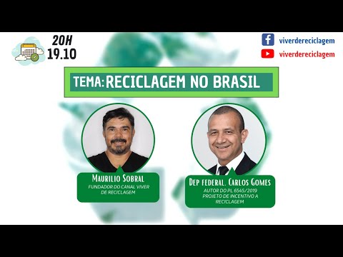 PL 6545/2019 Incentivo a Reciclagem no Brasil. - LIVE DE TERÇAS