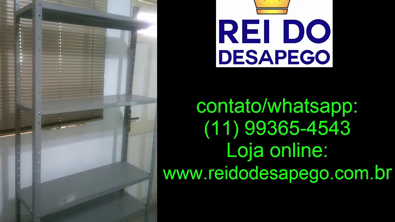 Estante de Aço Para Dispensa, Mercado, Estoque, Livros e Auto Peças Usada