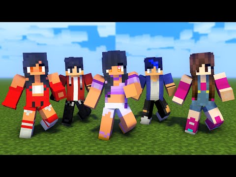 MONSTER SCHOOL : APHMAU AND FRIENDS DANCE JOANA MEME - MINECRAFT ANIMATION