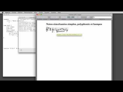 LilyPond Tutorial - 6 - Simultaneous Notes, Polyphony and Stem Direction