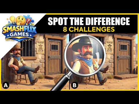 Only Sharp Eyes Win 🤠 | Wild West Spot the Difference