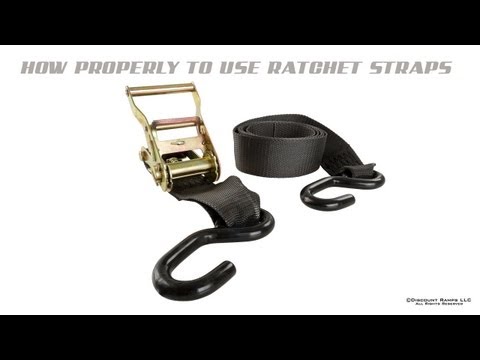 How To Use Ratchet Straps Like a Pro