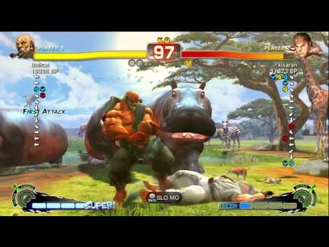 kisaran [Ryu] vs Bullcat [Gouken] SSF4 Japanese Online Ranked Matches - TRUE HIGH-DEF