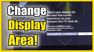 How to Change Screen Size on FIRESTICK & Adjust Display Area Settings (Best Tutorial)