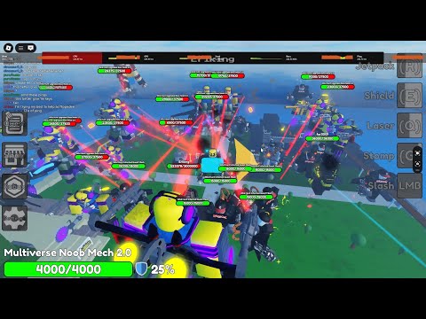 Boss Rush 1-21 with Dev | Noob Experiment Battlefront