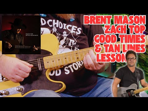 Modern Country Guitar Solos WORTH Learning! Brent Mason Zach Top Lesson (Good Times & Tan Lines)