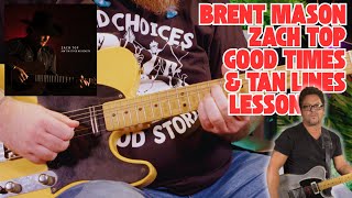 Video thumbnail for Modern Country Guitar Solos WORTH Learning! Brent Mason Zach Top Lesson (Good Times & Tan Lines) by Levi Clay