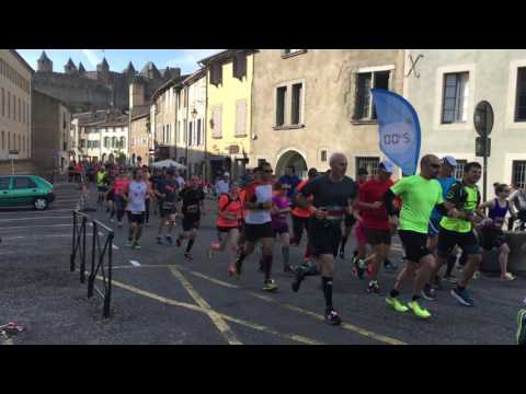 Départ Semi Marathon Carcassonne 04 06 2017