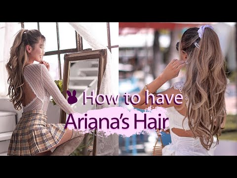Ariana Grande Half Up Half Down Hair Tutorial With Extensions