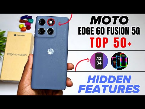 Moto Edge 60 Fusion 5G Top 50++ Hidden Features | Tips And Tricks| Moto Edge 60 Fusion 5G