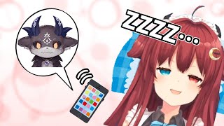 でび先輩にモーニングコールしてもらうロアちゃん【夢月ロア・でびでび・でびる/にじさんじ切り抜き】