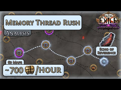 Memory Thread Rush Farming Strategy | Analysis | Path of Exile 1 | Keepers of Flame 3.27