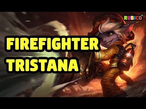 FIREFIGHTER TRISTANA SKIN SPOTLIGHT - LEAGUE OF LEGENDS