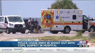 Gunfire in Gulfport leads to police chase, officer-involved shooting on Highway 90 in Biloxi