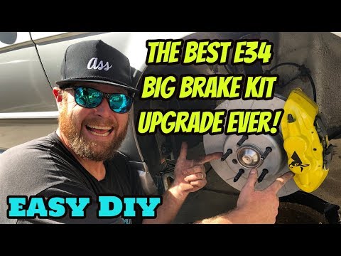 The Best E34 Big Brake Upgrade Ever!