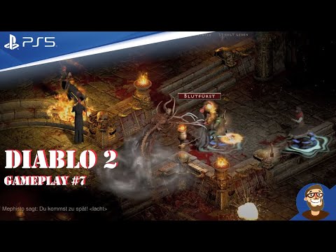 Diablo 2 Resurrected PS5 Deutsch Gameplay #7 | Boss Mephisto und Diablor besiegen Akt 3 und Akt 4