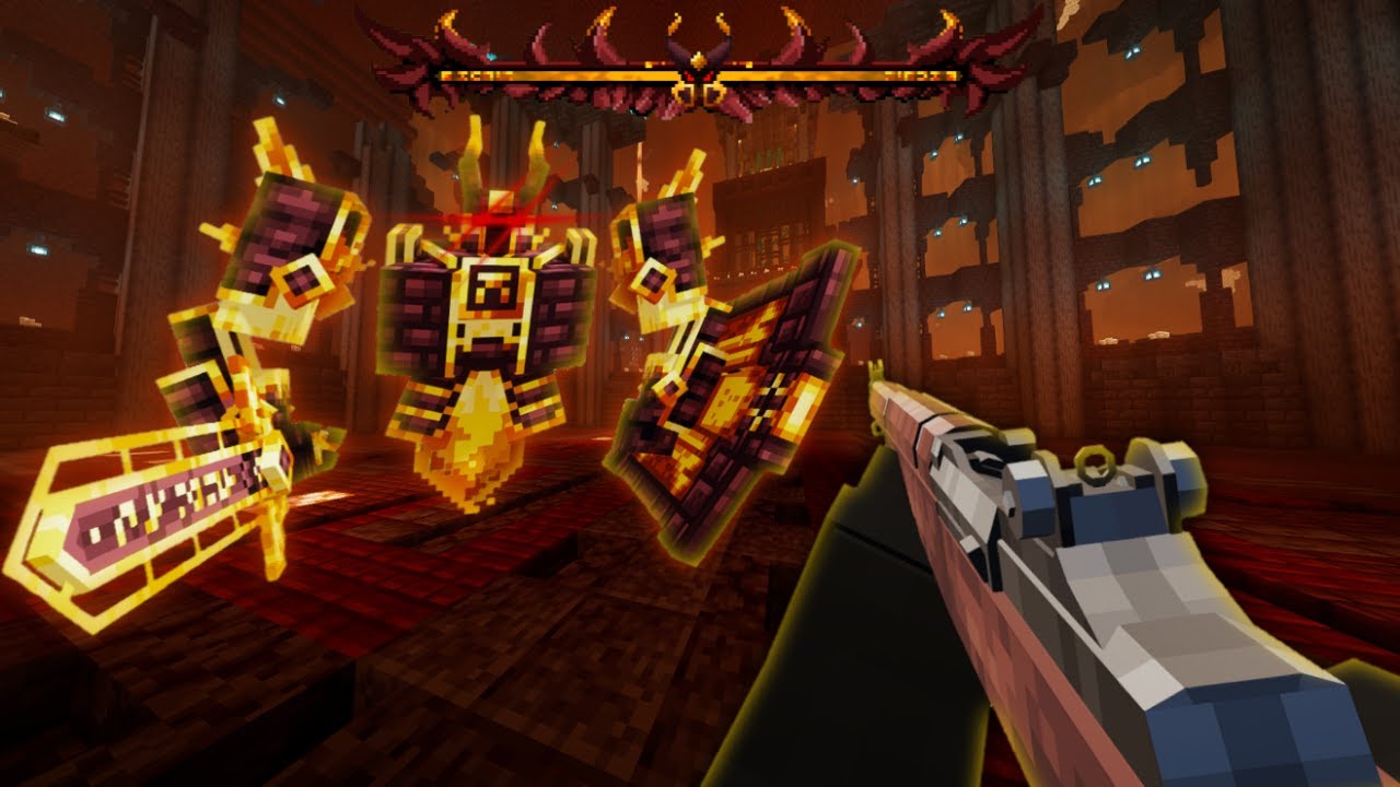 Modded Minecraft - Beating the Ignis Boss Fight with Guns | Cataclysm & TaCZ