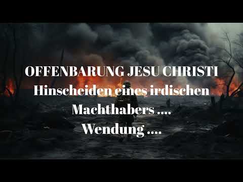 WENDUNG .... HINSCHEIDEN EINES IRDISCHEN MACHTHABERS ....
