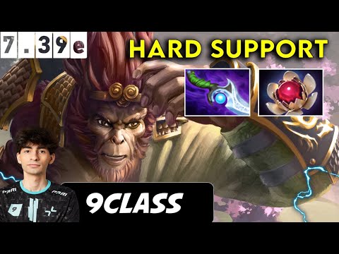 9Class Monkey King Soft Support - Dota 2 Patch 7.39e Pro Player Full gameplay