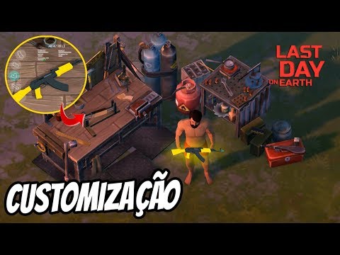 NOVA BANCADA DE MODIFICAÇÃO E PINTURA DAS ARMAS! Last Day On Earth