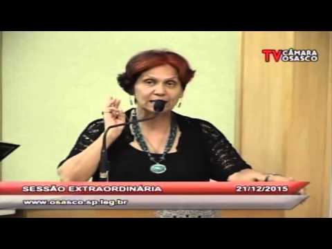 Prof.ª Mazé comenta a importância do PL 96/15 de autoria da Prefeitura