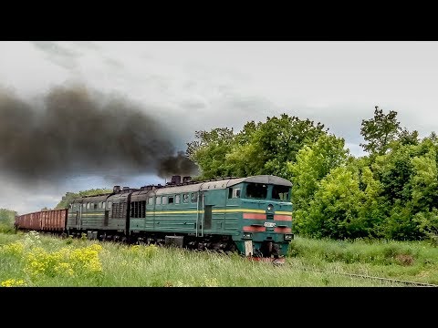 2TE10U 0035 with a freight train in Vicsani, from Dornesti to Ukraine - 28.05.2020