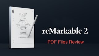 reMarkable 2 Review for pdf and eBooks