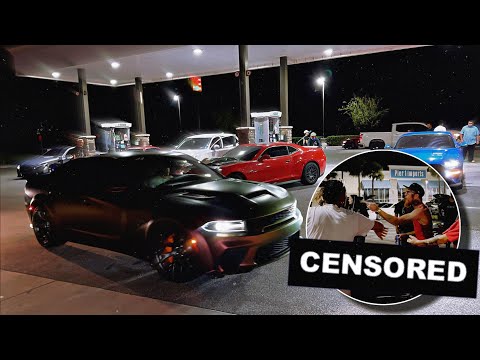 CAR MEET GOES WRONG…(GUY PULLS OUT GUN AND COPS SHOW UP!)