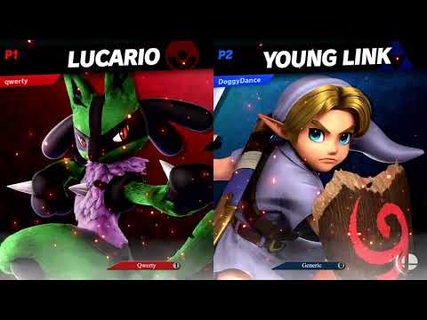 SpotDodge Monthly - Qwerty (Lucario) vs Generic (Pichu +Young Link) Smash Ultimate Bracket Loser Rou