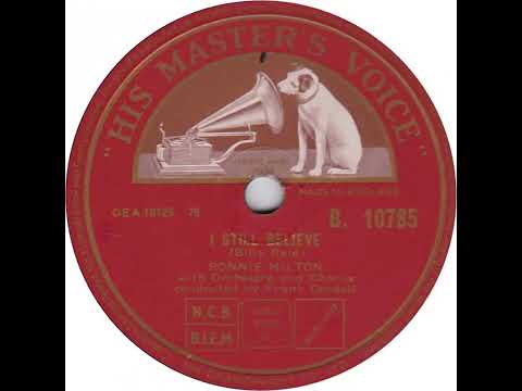 UK New Entry 1954 (73) Ronnie Hilton - I Still Believe