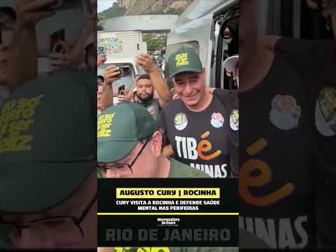 Augusto Cury visita a Rosinha e defende saúde mental nas periferias