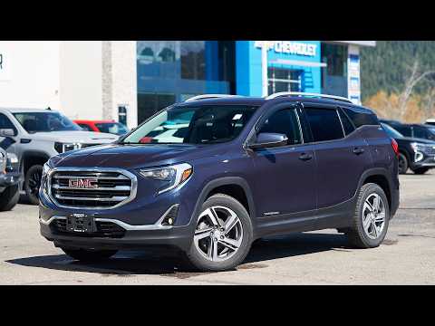 2018 GMC Terrain AWD SLT Diesel in Blue for sale at Salmon Arm Chevrolet Buick GMC in Salmon Arm, BC