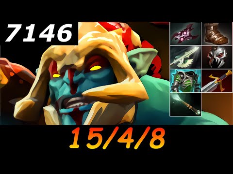 Dota 2 Huskar 7146 MMR 15/4/8 (Kills/Deaths/Assists) Ranked Full Gameplay