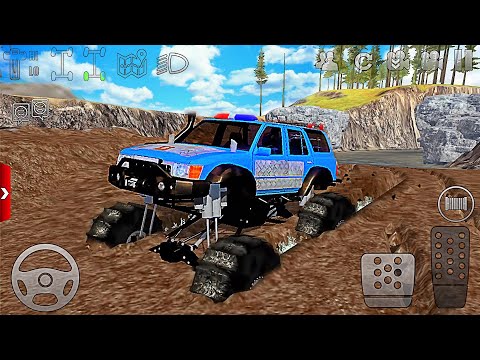 Monster Truck Mud Battle - Police Jeep Offroad Outlaws 2020 - Best Android GamePlay #3