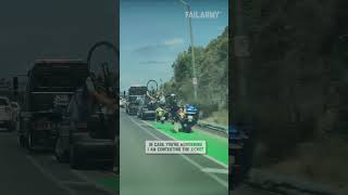 Officer, I was pacing for a new PR! #biking #bikingfail #accident #crash #fail