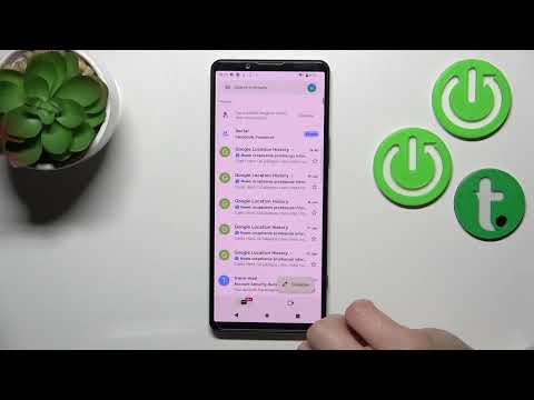 How to Logout from Gmail Account in Sony Xperia 5 IV - Remove Google Accounts