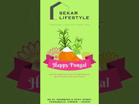 Wishing you a happy Pongal from Sekar Lifestyle!