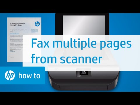 YouTube video about: How to fax multiple pages at once?