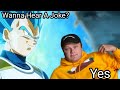 Vegeta Tells Poofesure A Joke