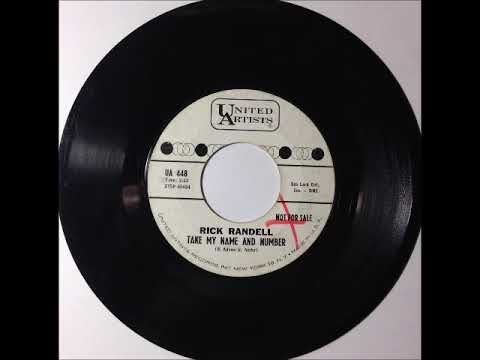 Rick Randell & Group - Take My Name And Number ~ teen doo wop teenage