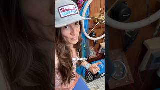 This has been fun😅Still trying to troubleshoot. Making me rethink this high-tech system… #sailboat