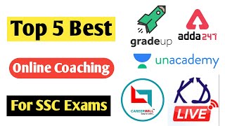 Top 5 Best Online Coaching For SSC Exams | TOP 5 Best Online Coaching For SSC CGL |