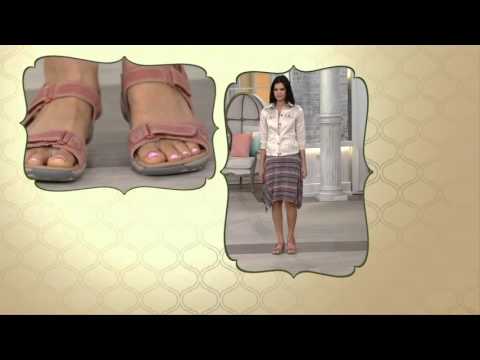 Earth Origins Suede Sandals w/ Removable Strap - Bianca on QVC