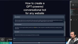 How to create GPT-powered conversational bot for any website